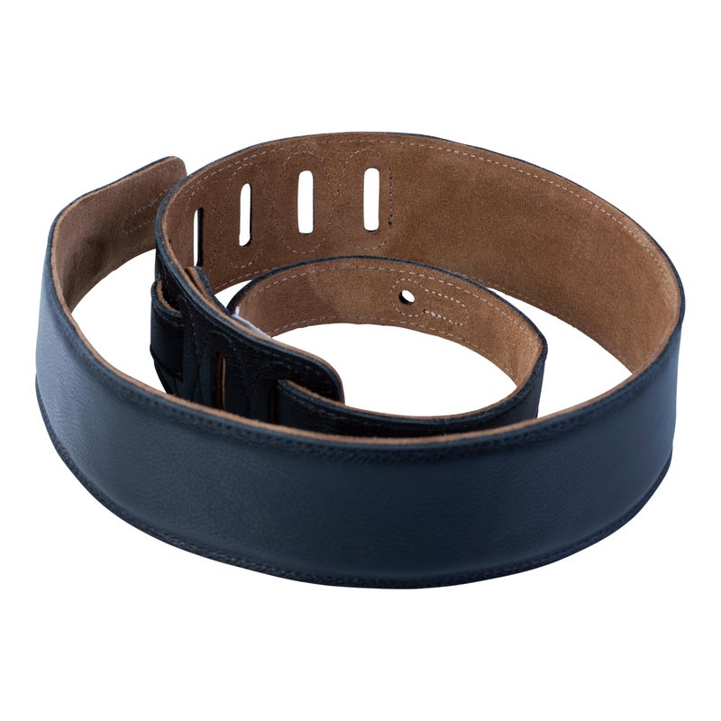 Levy's Leathers 2 1/2"Strap with Garment Leather Top,Black - Image 4